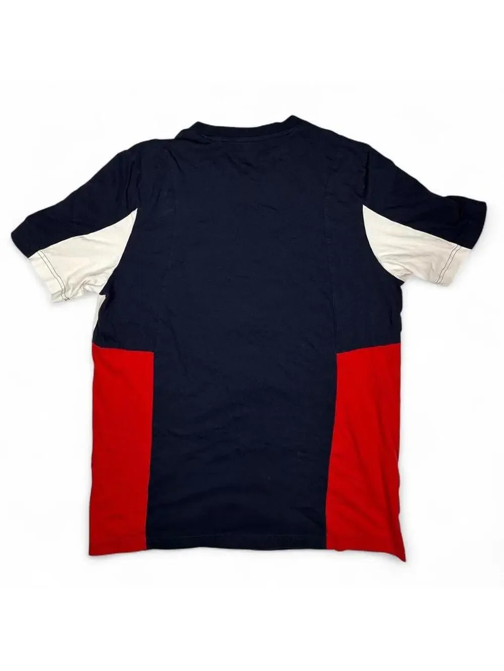 Adidas Colorblock Short Sleeve T-Shirt Navy Red White